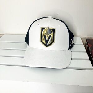 Vegas Golden Knights White and Black Cap NHL Adidas EUC
